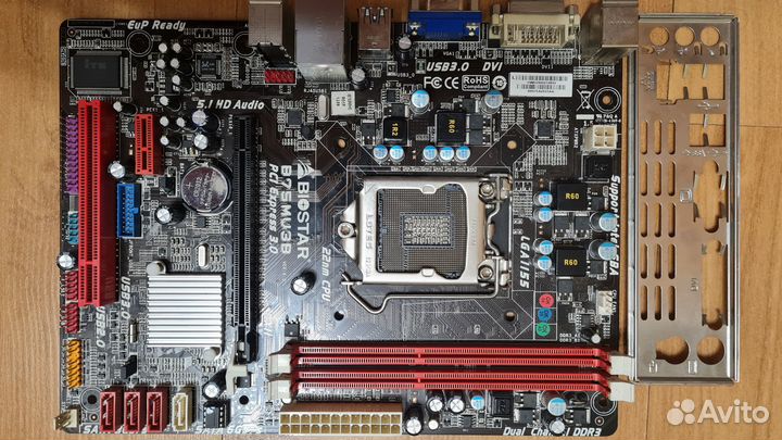 Biostar B75MU3B V6.0 сокет LGA1155