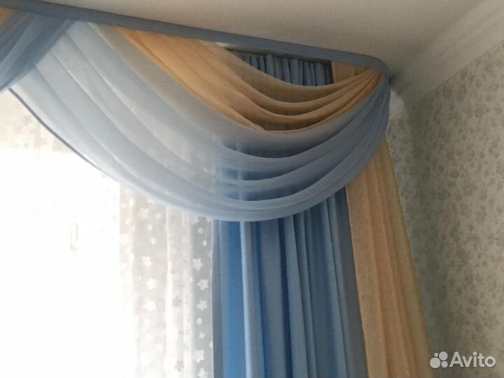 Продам комплект штор с ламбрекеном