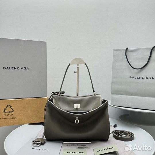 Сумка balenciaga Rodeo зелёная S 28