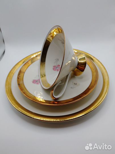 Чайная тройка Бавария Elfenbein