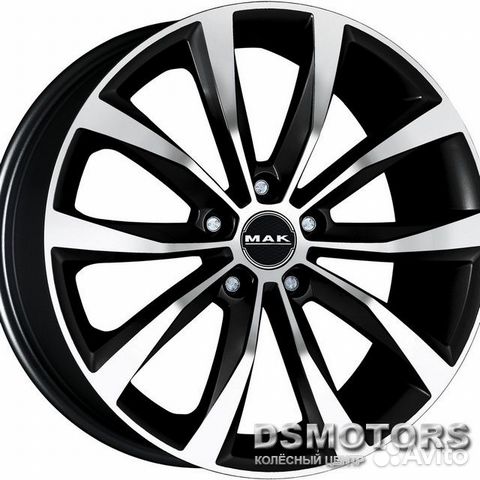 Диски Wolf 7.0/18 5x110 ET40 d65.1 black mirror