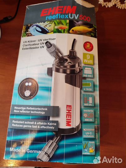 Уф-стерилизатор eheim reflex uv 500