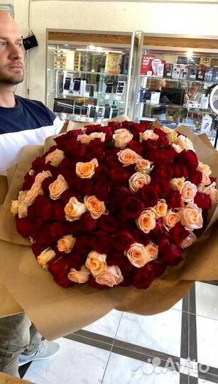 Букет роз 101 роза с доставкой