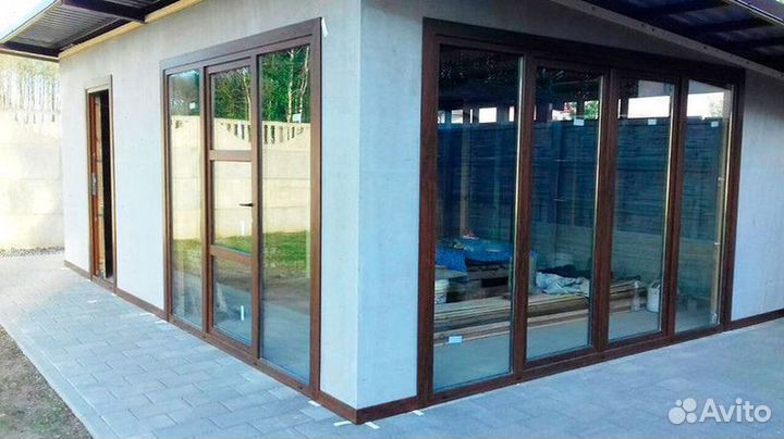 Пластиковые балконы под ключ