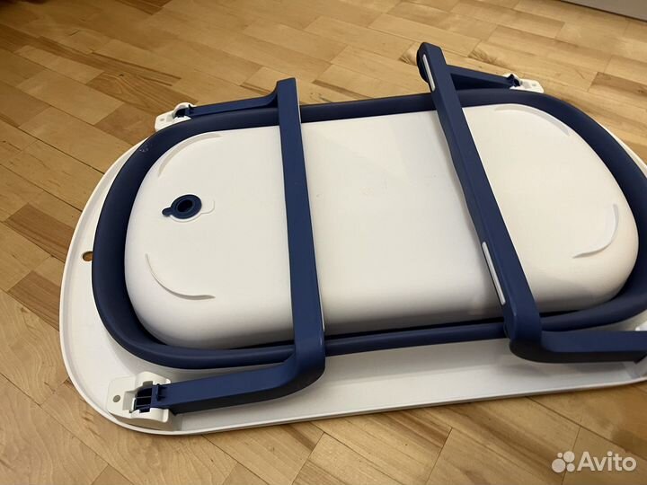 Детская ванночка складная, матрасик для купания