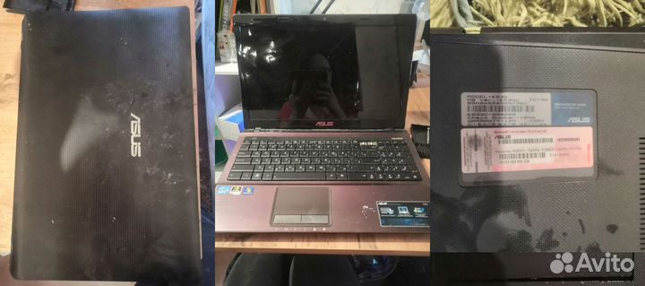4 ноутбука asus, HP, lenovo на запчасти + сумки