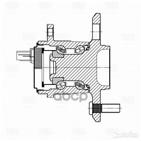Ступица задняя правая в сборе с подшипником MR
