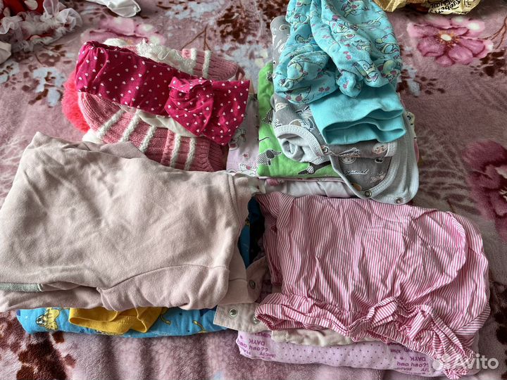 Одежда для девочки пакетом 68-74