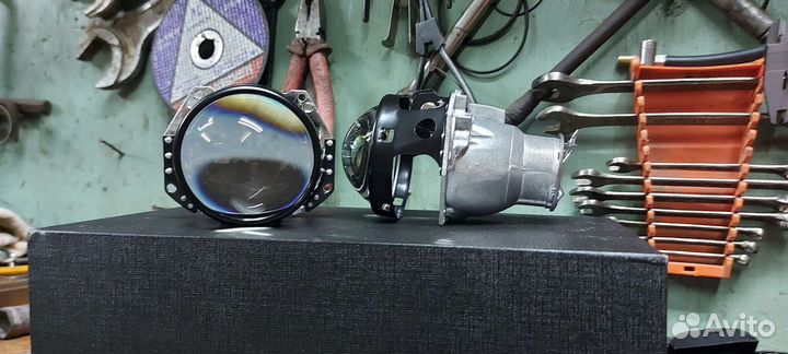 Биксеноновые линзы hella 3r комплект 2шт