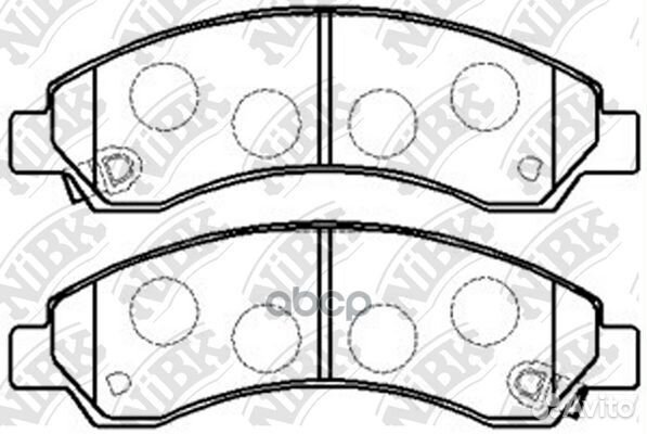 Колодки тормозные дисковые передн. great wall H