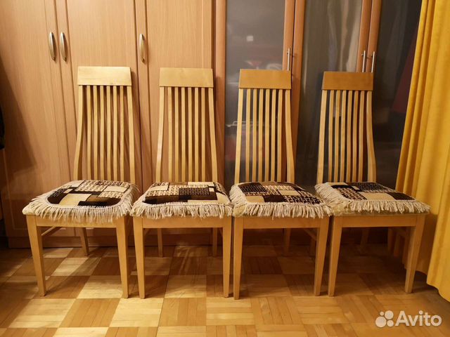 Стул обеденный новый (дерево, массив), комплект