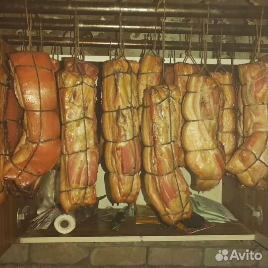 Копчёная грудинка