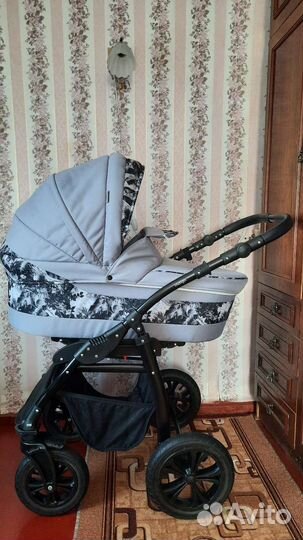 Коляска 2 в 1 индиго