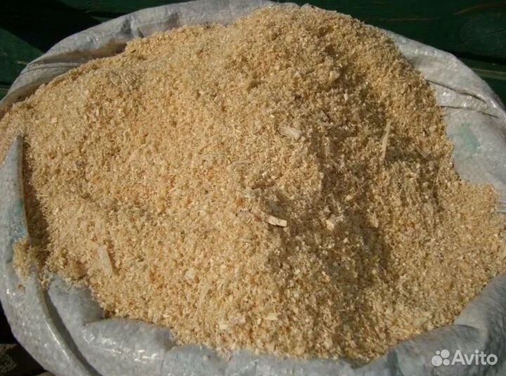 Опилки мелкие сухие в мешках 50л в Чехове