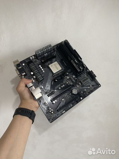 ASRock B450M+ Ryzen 5 3600X + 16gb (новый)