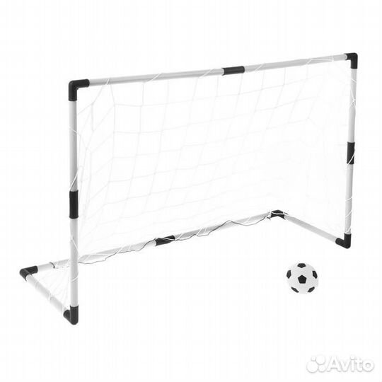 Ворота футбольные «Весёлый футбол», сетка, мяч d14