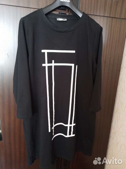 Платье туника большой размер