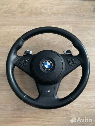 Руль m - тех bmw е60 / е61 лепестки 2tb