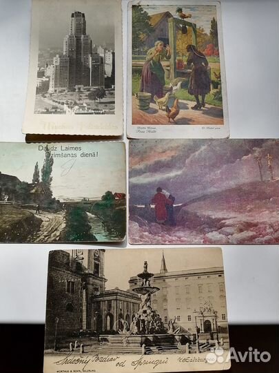 Открытки. Австрия, Бавария, Латвия, Аргентина