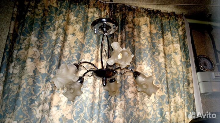 Люстра потолочная 5 ламп
