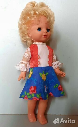 Кукла ГДР,эпохи СССР, рост 34- 35 см