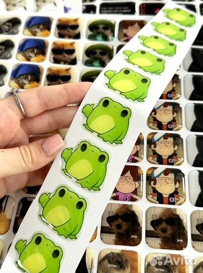 Объёмные наклейки 3D стикеры с Вашим дизайном