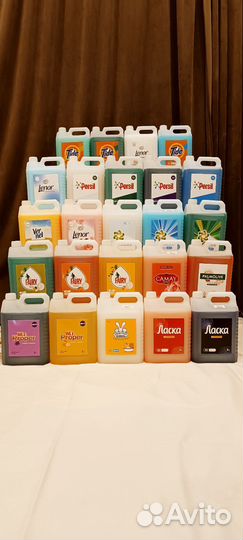 Гель для стирки 5 литров. Бытовая химия оптом