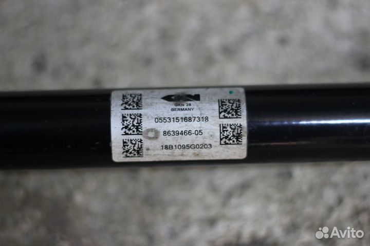 Полуось задняя правая BMW 7 G11/G12 2018 8639466