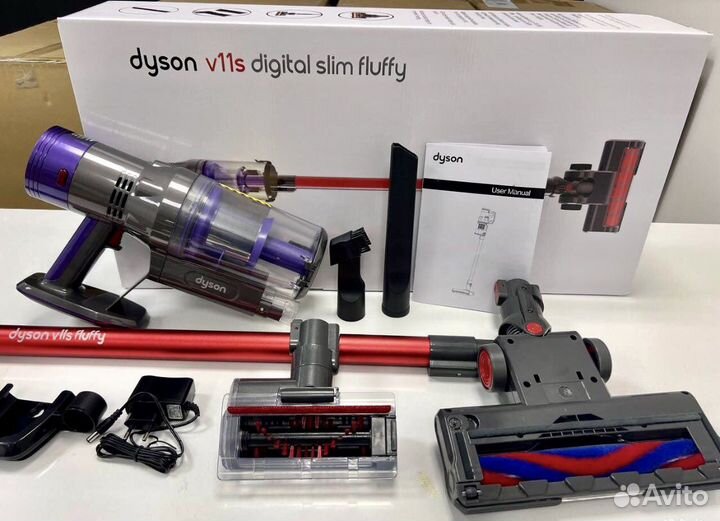 Пылесос dyson v11s digital slim fluffy