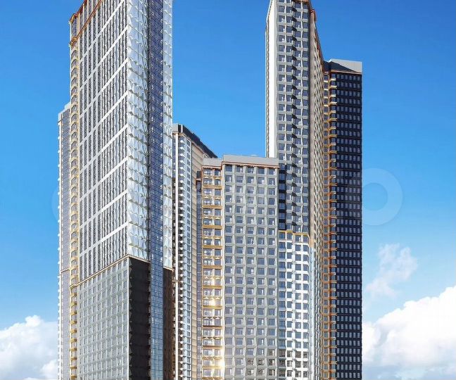 1-к. квартира, 55 м², 42/46 эт.