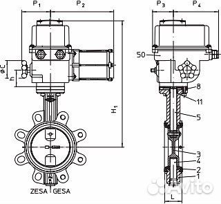 Электропривод Bernard О А6 однофазный 220 В, 50Гц