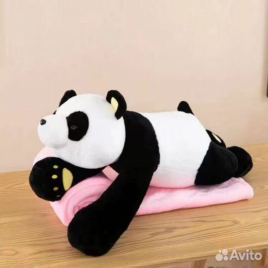 Мягкая игрушка с пледом