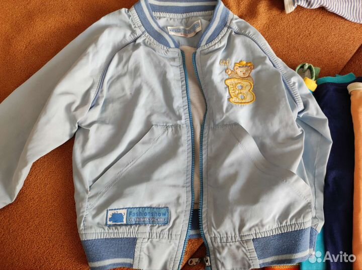 Детские вещи пакетом 1-2 года с обувью