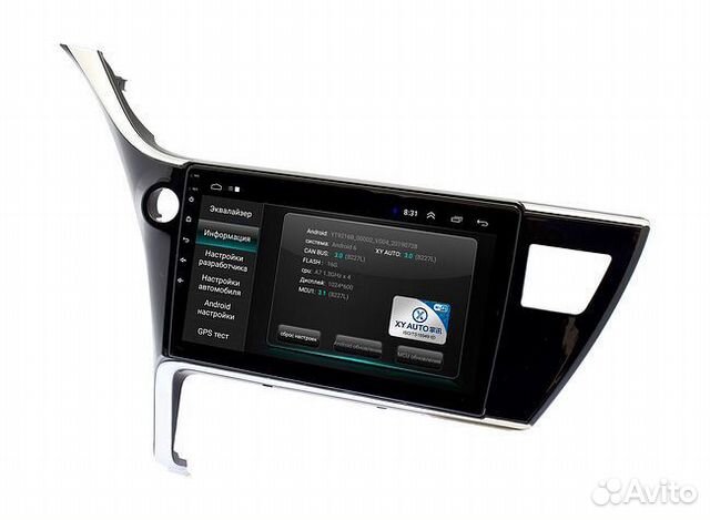 Toyota Corolla 2016-19 android магнитола новая