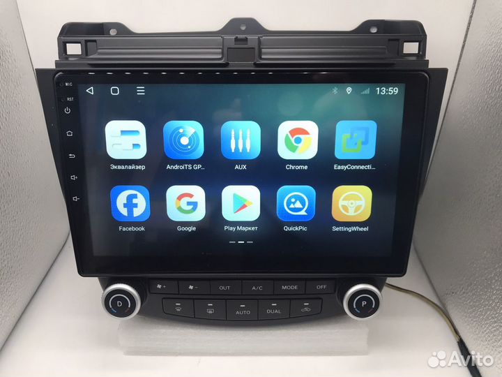 Магнитола Honda Accord 02-08 Android 3+32 dsp