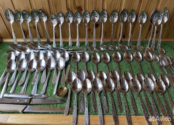 Ложки вилки ножи нержавейка СССР