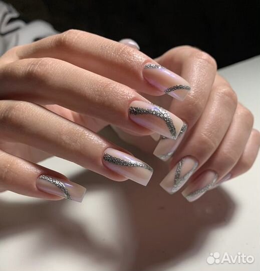 Маникюр наращивание