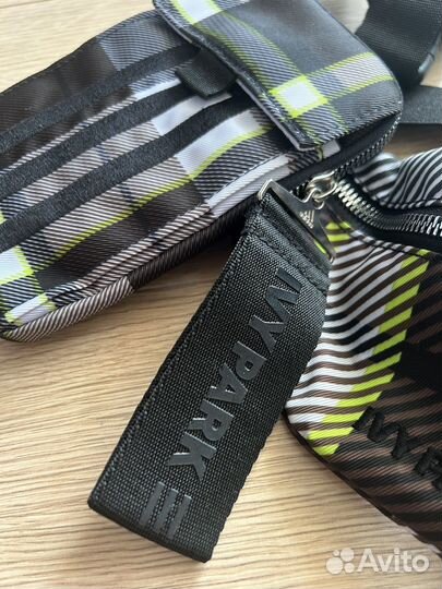 Сумка Adidas X IVY park Green Plaid Harness