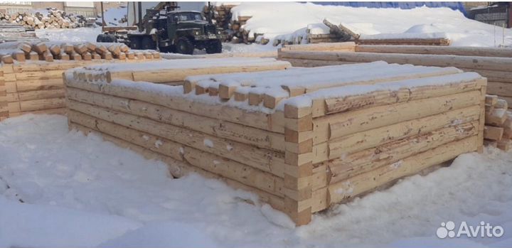 Срубы дома бани