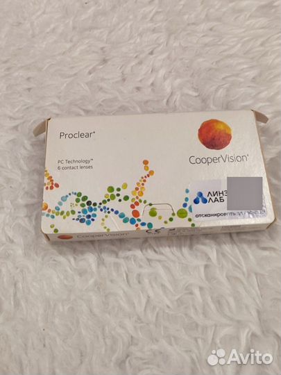Линзы двухнедельные proclear -2.25, 4 шт