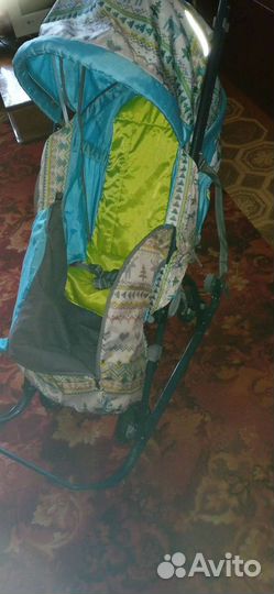 Детские санки коляска nika kids