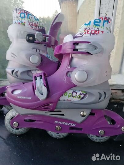 Роликовые коньки детские раздвижные