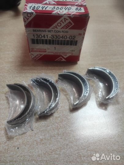 Вкладыши шатунные Toyota 1ND-TV Corolla Yaris