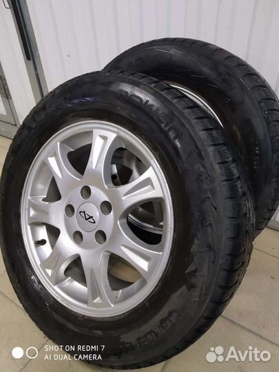 Резина зимняя на дисках R16 5x114 3