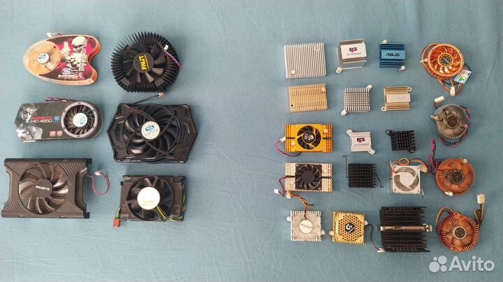 Кулера на корпус, видео, мост и тд