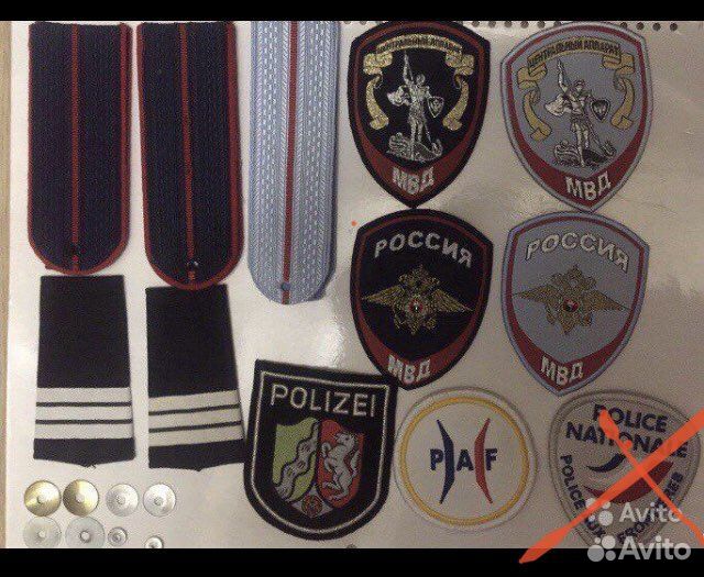Нашивки, кокарды, погоны