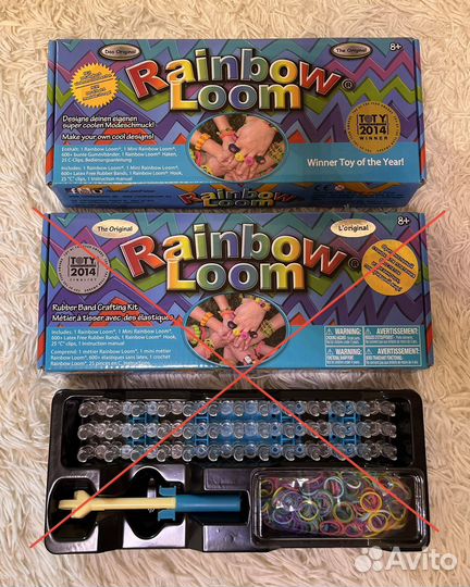 Наборы Rainbow Loom станок крючок резинки