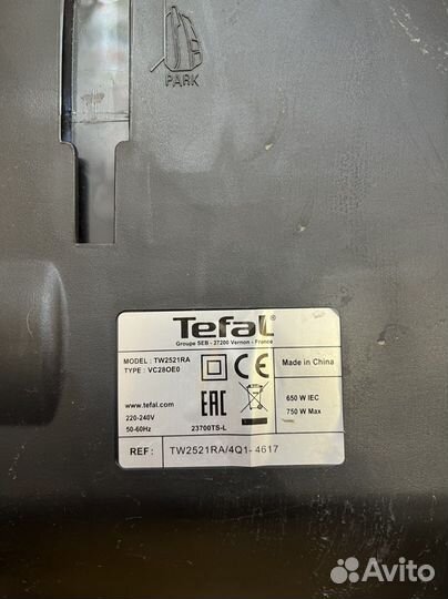 Пылесос Tefal Tw2521Ra