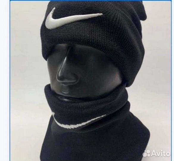 Комплект шапка, снуд мужские