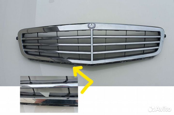 Решётка радиатора на C-klasse w204